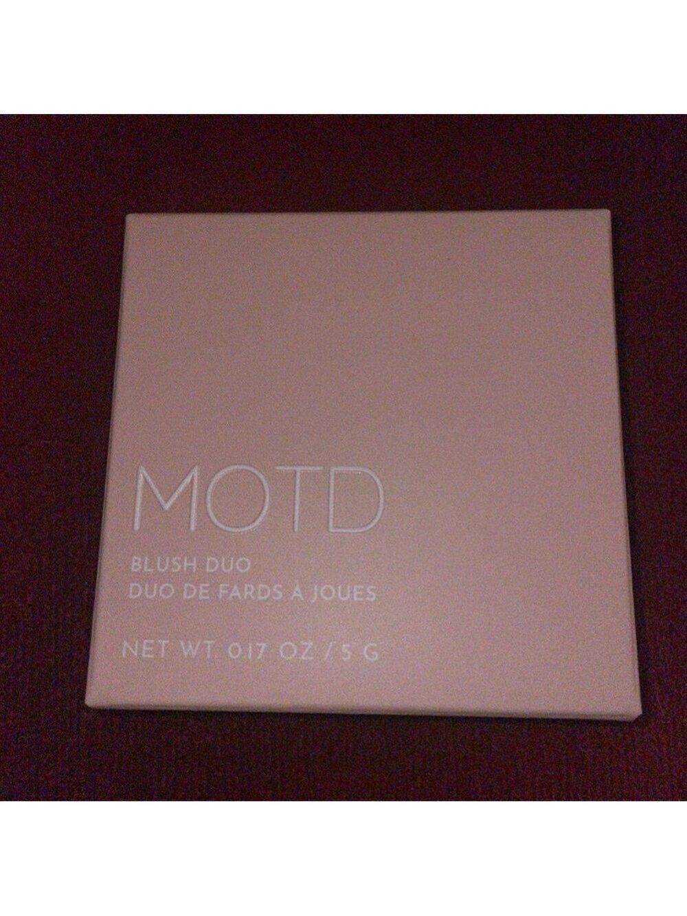 MOTD Cosmetics Blush Duo Modern Mauve  Face Cheek Makeup .17oz 5g